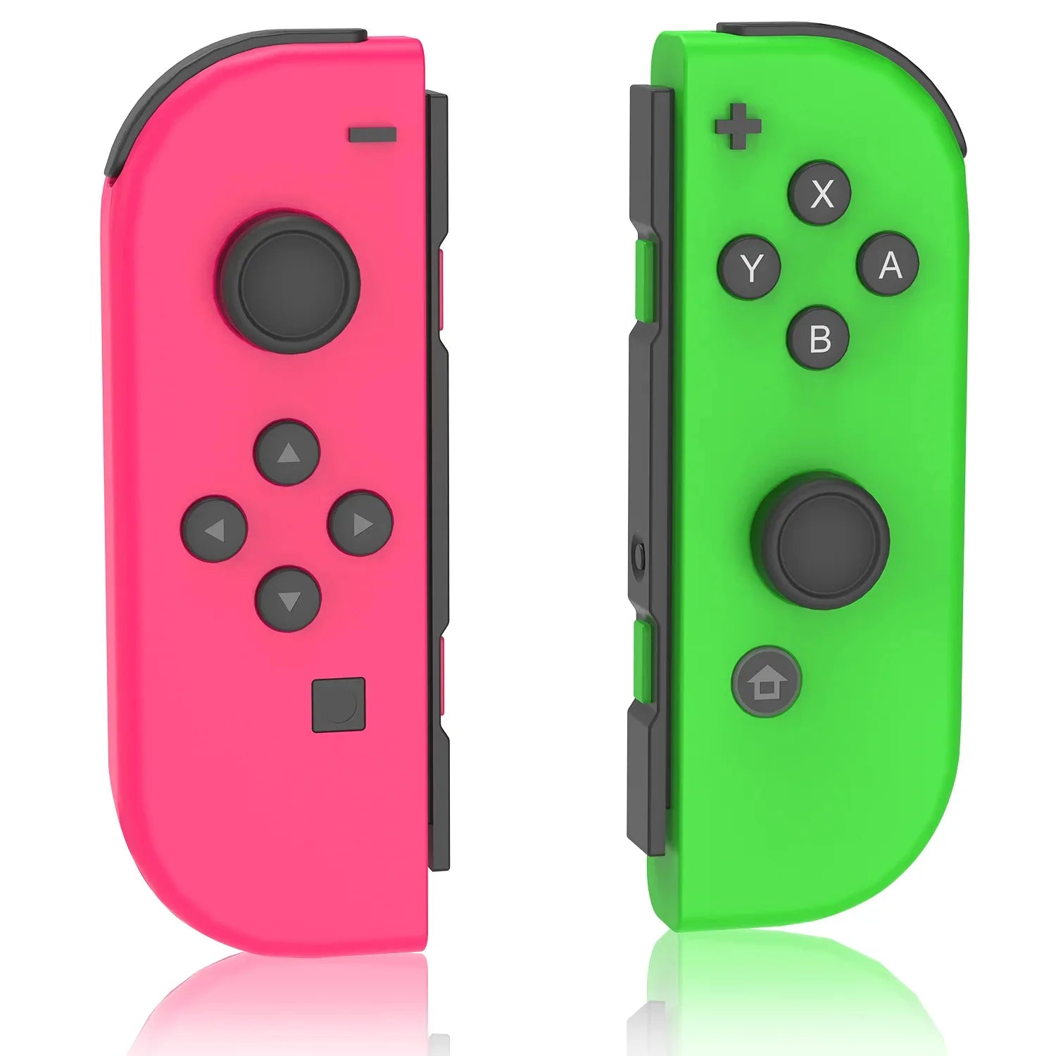 Mando inalámbrico Joy-Con de repuesto para Switch/Lite/OLED con detección de movimiento, doble vibración y eje giroscópico. Incluye agarre cómodo.