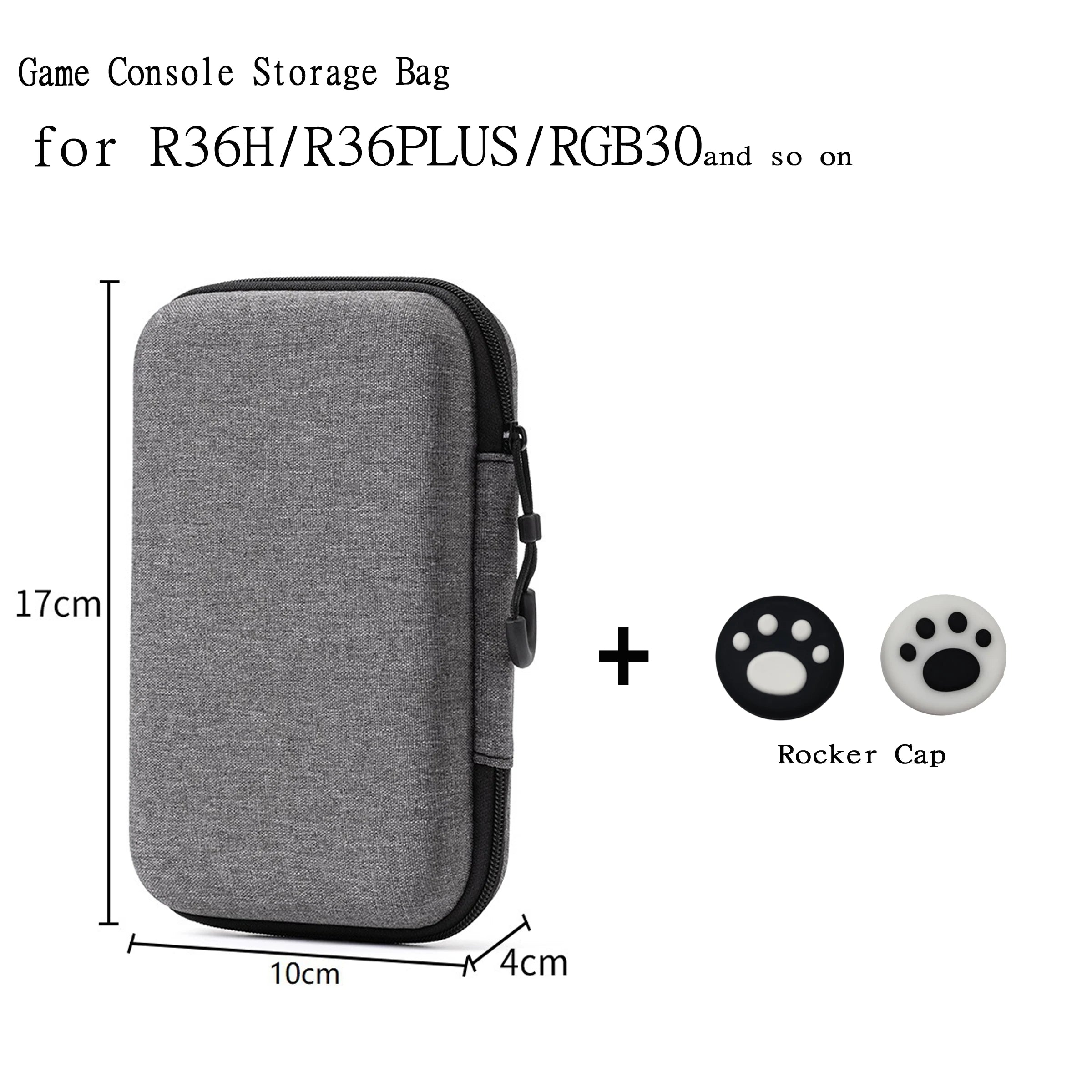 Bolsa de almacenamiento de consola de juegos para R36H/R36PLUS/RGB30, funda protectora portátil dura, organ